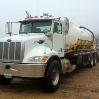 Large Welter Inc truck on location